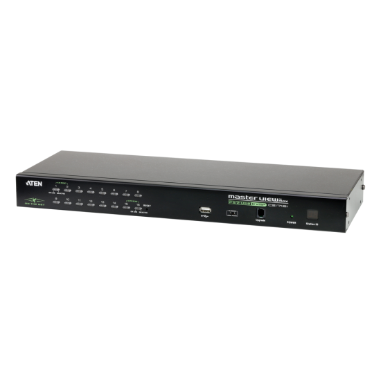 CS1716i - 1 Local / Remote Shared Access 16-Port PS/2-USB VGA KVM over IP Switch 