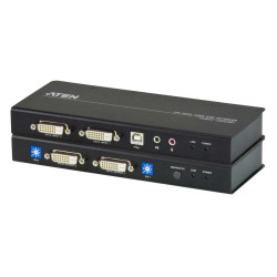 Aten CE604 USB DVI Dual View Cat 5 KVM Extender (1024 x 768@60m)