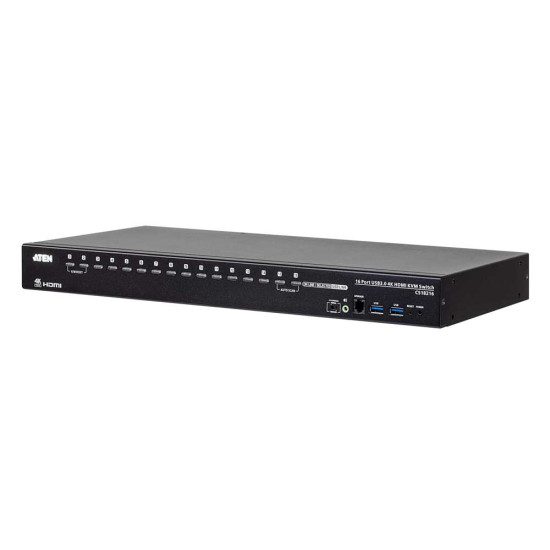CS18216  16 Port USB 3.0 4K HDMI KVM Switch 