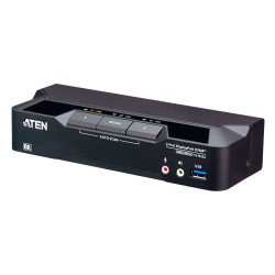 CS1922A  - 2 Port USB 3.0 8K DisplayPort KVMP™ Switch (Cables included) 