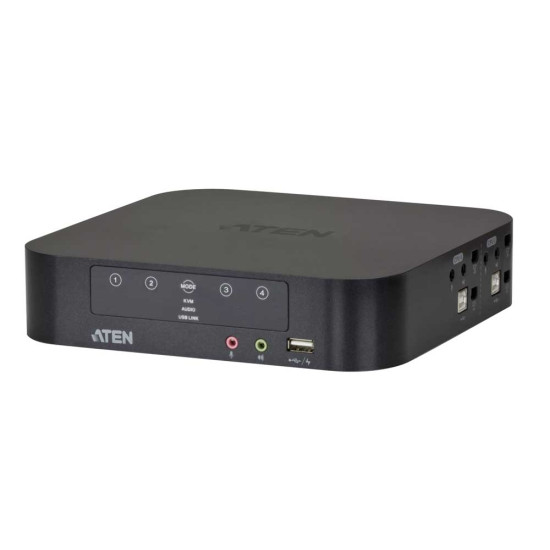 CS1944 - 4 Port USB Mini DisplayPort/Audio Dual Display KVMP™ Switch (Cables included) 