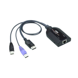 KA7189  - USB DisplayPort Virtual Media KVM Adapter (Support Smart Card Reader and Audio De-Embedder) 