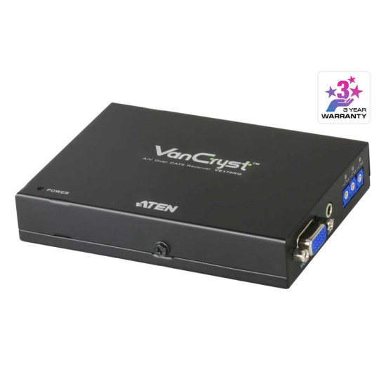 VE170RQ  - VGA/Audio Cat 5 Receiver with Deskew (1280 x 1024@300m) 