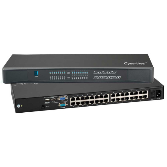 MU-3202  - 32 Port Matrix Cat6 KVM Switch 1 Local + 1 Extended Remote Users