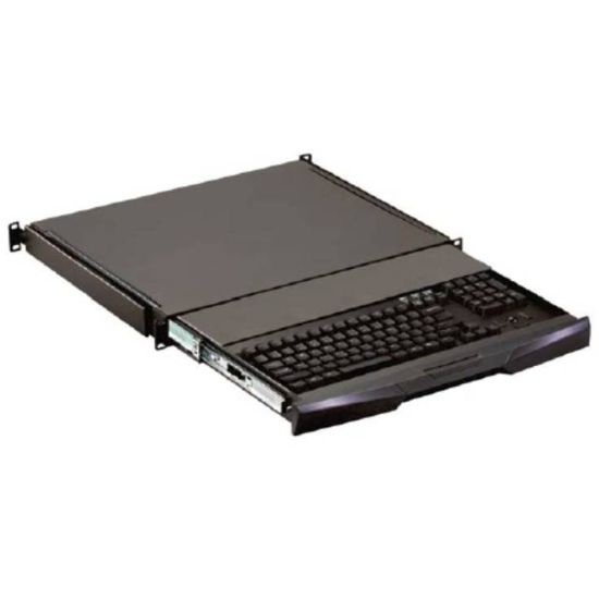 RK-2b_EU  Austin Hughes short depth Keyboard Drawer with trackball mouse
