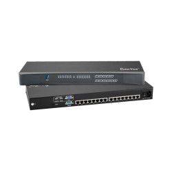 U-1602 - 16 Port Combo Cat6 KVM Switch with 1 Local & 1 Extended Remote Users