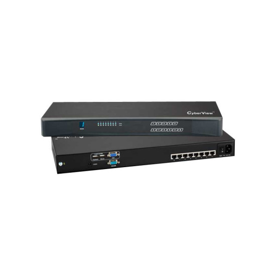 U-801 -  8 Port Combo Cat6 KVM Switch