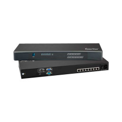 U-802 - 8 Port Combo Cat6 KVM Switch 1 Local + 1 Extended Remote Users