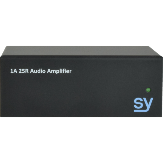 SY Electronics SY-1A-25W-R Compact Analogue Amplifier 2 x 25W with RS232 Control