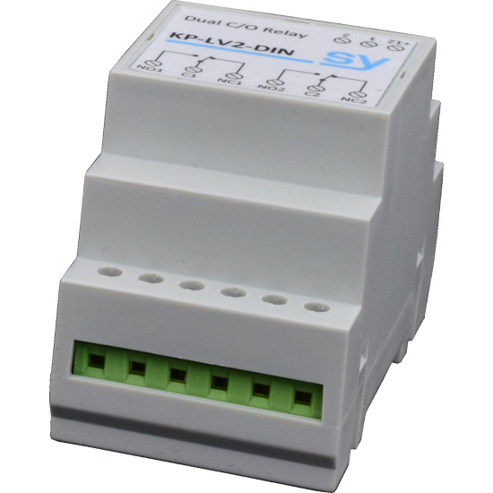 SY Electronics SY-KP-LV2-DIN Dual Low Voltage Change Over Relay