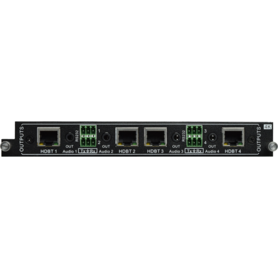 SY Electronics SY-MC4UBT-O 4K UHD 4 Port HDBaseT Output Card with Audio De-Embedder