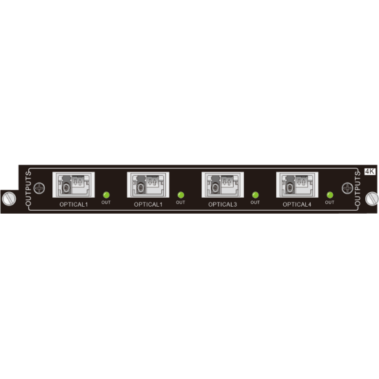SY Electronics SY-MC4UF-O 4K UHD 4 Port Fibre Output Card