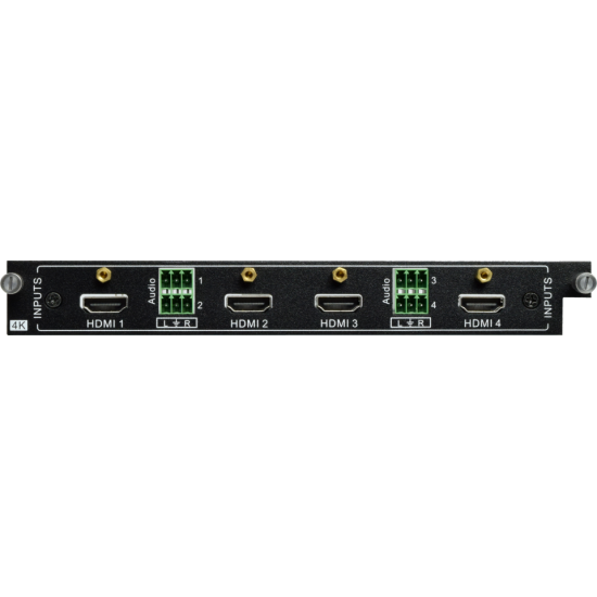 SY Electronics SY-MC4UHD-I 4K UHD 4 Port HDMI Input Card with Audio De-Embedder