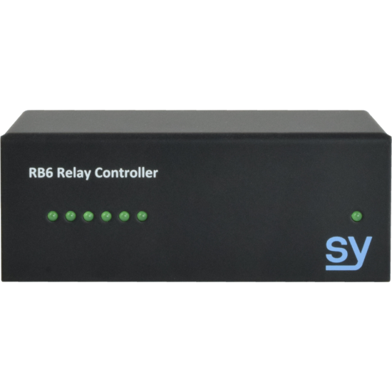 SY Electronics SY-RB6 Compact 6 Low Voltage Relay Controller Unit with RS232