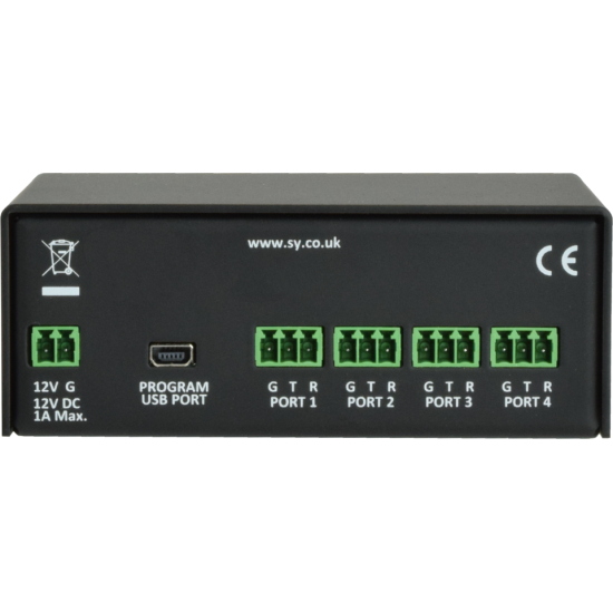 SY Electronics SY-RSM4 Serial Matrix with 4 Bi-directional RS232 Ports