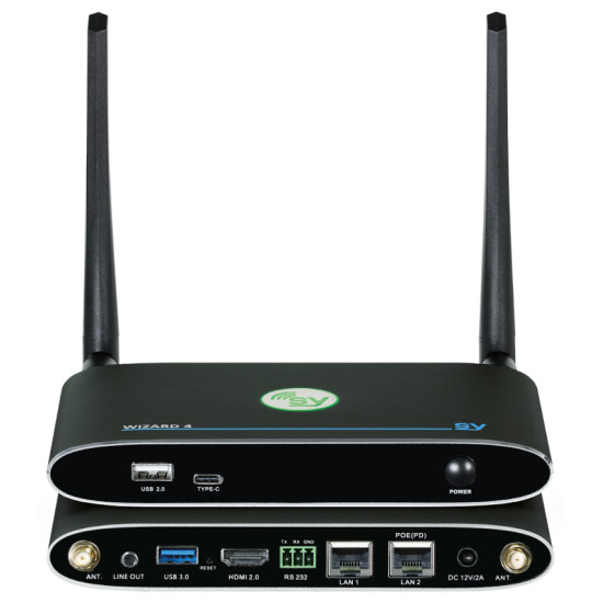 SY-WIZARD-4 Wireless BYOD Presentation/Collaboration Switcher