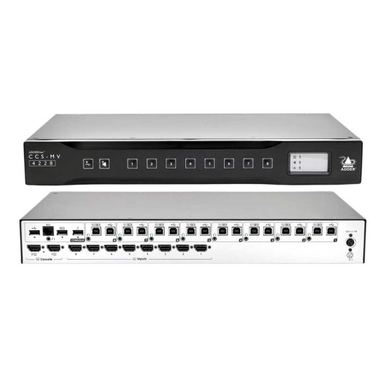 CCS-MV4228  - ADDERView® Command and control multi-viewer switch