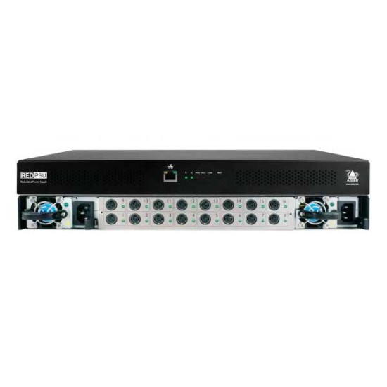 PSU-REDPRO2-16  - 9 inch rack mountable power distribution unit with16 outputs