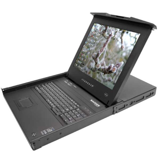 ADDERView RDX 5000IP RD1716QIP Console Drawer Rack with Quad IP 17" Screen and integrated 16 Port KVM Switch