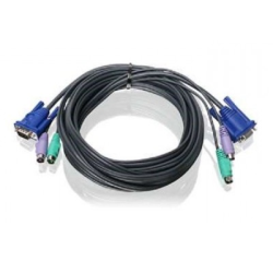 VKVM-0.5M  - KVM M-M Tricoax Cable Combo 0.5 Metre