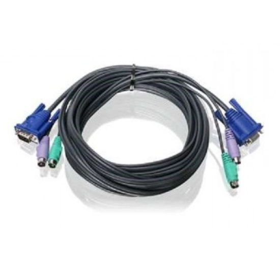 VKVM-0.5M  - KVM M-M Tricoax Cable Combo 0.5 Metre