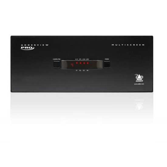 AV4PRO-DVI-DUAL - 4 Port DVI Dual Head KVM Switch with USB True Emulation Technology