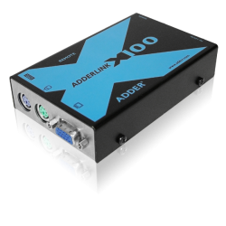 ADDERLink X100 KVM PS2 VGA (PS2 CAM) 100M Remote User Station Extender Pair
